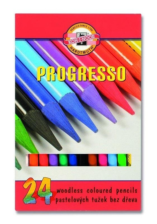 Koh-I-Noor Kredki Bezdrzewne Progresso 24 kolory