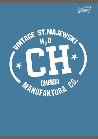Zeszyt A5 60k krata laminowany CHEMIA - ściaga COLLEGE