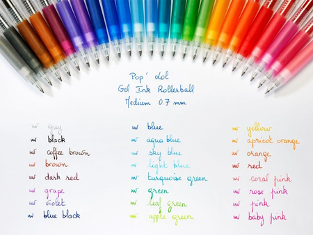 PILOT Długopis Żelowy Pop Lol 0,7 mm Soft Blue