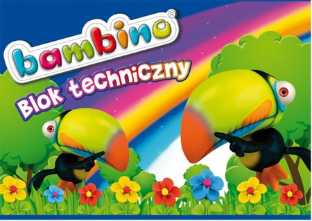 Blok Techniczny A4 10 Kartek Bambino