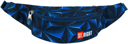 ST.RIGHT Saszetka Nerka WB01 Granatowa Abstrakcja 3D
