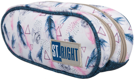 ST.RIGHT Piórnik Saszetka PU02 Piórka Boho