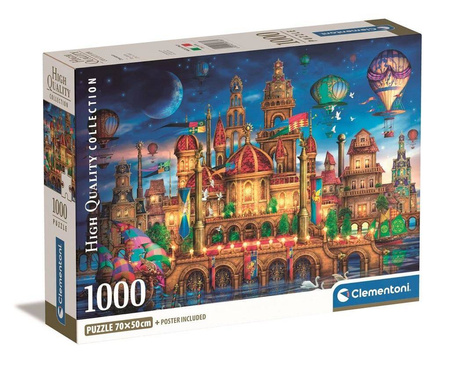 Clementoni Puzzle 1000 Compact Downtown
