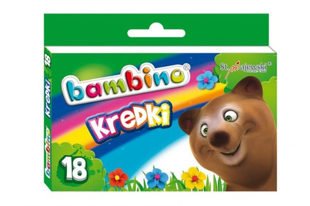 Kredki 18 Kolorów Bambino MAJEWSKI