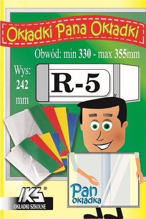 Okładka na podręczniki regulowana R-5 wys. 24,2 cm