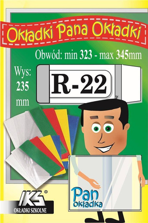 Okładka na podręczniki regulowana R-22 wys. 23,5 cm