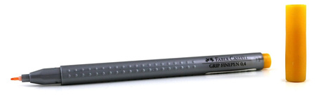 Faber Castell Cienkopis Grip 0,4 mm Jasnopomarańcz