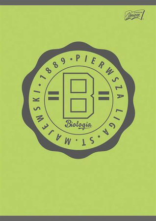 Zeszyt A5 60k krata laminowany BIOLOGIA - ściaga COLLEGE