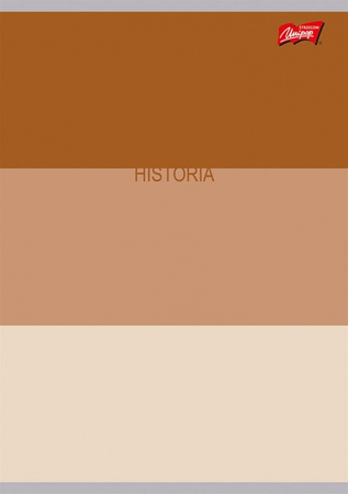 Zeszyt A5 60k krata laminowany Historia- ściąga College Stripes, Unipap