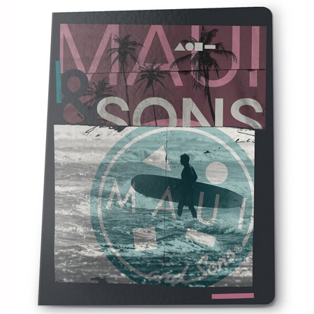 PASO Zeszyt A5/60k Kratka MAUI-0602 Maui and Sons Surfer