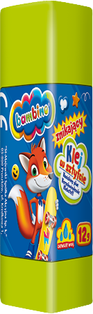 5 x Klej w Sztyfcie Znikający 12g Mini Zoo - Bambino