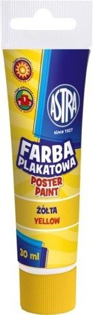 ASTRA Farba plakatowa tuba 30ml żółta