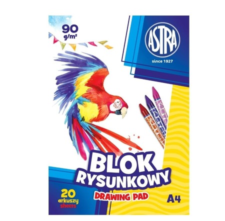 Astra Blok Rysunkowy A4/20K 100g