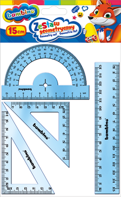 Bambino Zestaw geometryczny 4 elementowy 15 cm