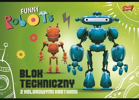 Blok Techniczny A4/10Kartek Kolorowy mix