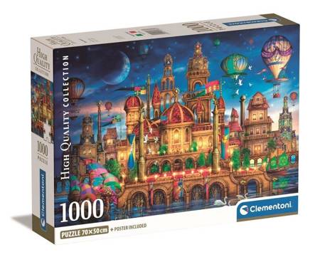 Clementoni Puzzle 1000 Compact Downtown