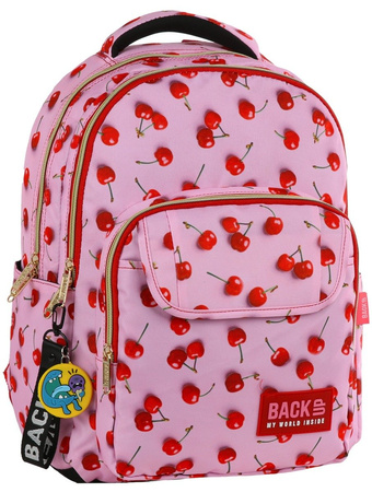 DERFORM BACKUP 2 Plecak Młodzieżowy L31 Wiśnie