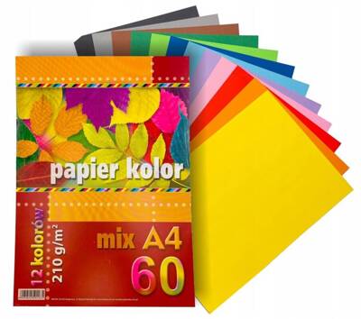 Kreska Papier Kolor Techniczny A4 210g/m2 60 ark.