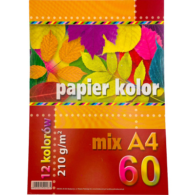 Kreska Papier Kolor Techniczny A4 210g/m2 60 ark.