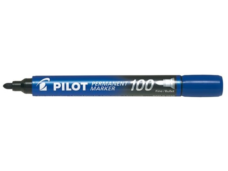 Pilot - Marker Permanentny SCA - 100 Niebieski